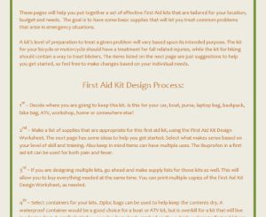 Free First Aid Kit Planning Guide