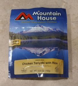 Freeze Dried Mountain House Chicken Teriyaki with Rice