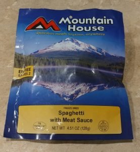 Mountain House Freeze Dried Spaghetti Pouch