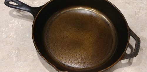 Smooth Polished Lodge Cast Iron Skillet