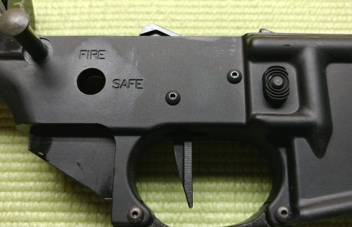 Antiwalk pins installed