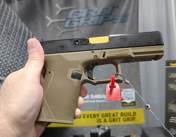 Grit Grips Glock 19 compatible frame.